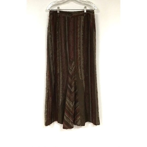 Woman’s Bianca Fleece Wool Size 10 Long Skirt - Picture 1 of 3